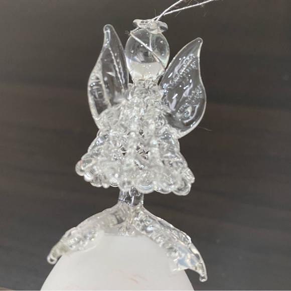 Vintage Spun Glass Angel Bell Christmas Tree Ornament - Picture 5 of 11